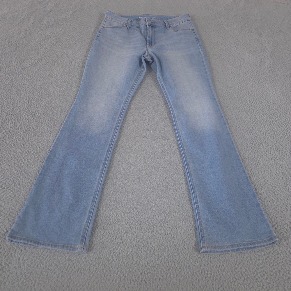 Old Navy Jeans Womens 8 Light Blue Wow Boot-Cut Mid-Rise Stretch Denim Pants